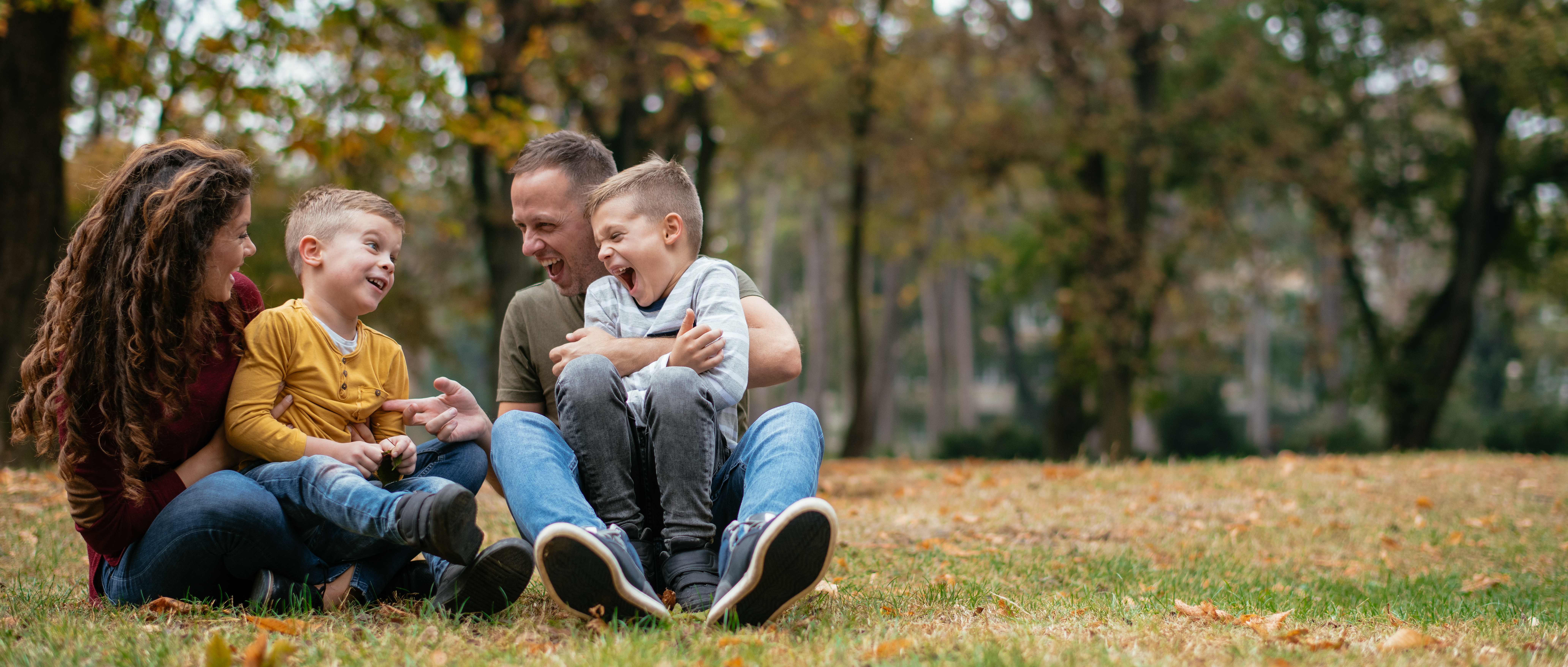 Family time at city park.
